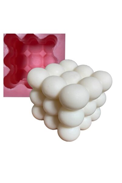 Duruhomedesign 1.kalite Bubble Kalın Silikon Mum Kalıbı 7x7 ( Yırtılma Vs Yap...