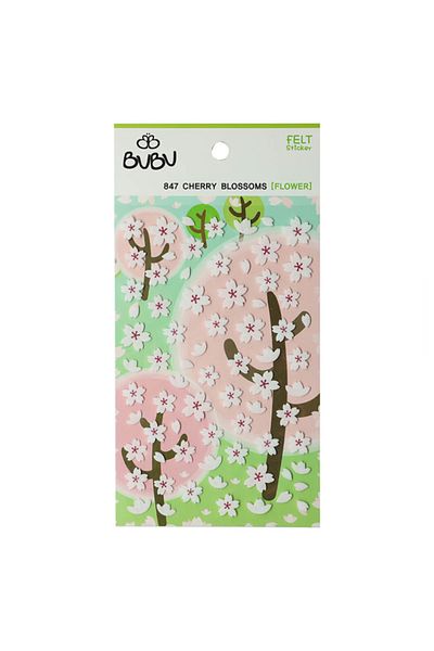 Bubu Felt Sticker Cherry Blossom