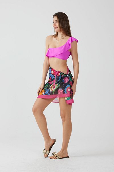AYSHOME Ays Home Cute Floral Short Pareo