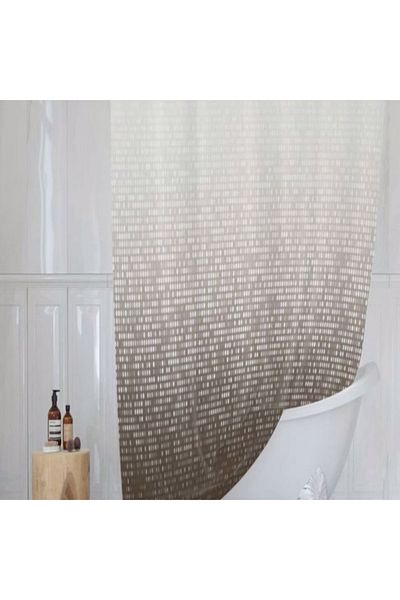 Tropik Jackline Κουρτίνα Μπάνιου Διπλό Φύλλο 2x110x200cm
