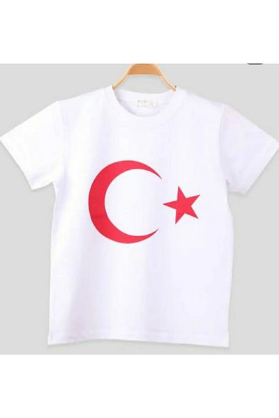 Baby&Kids 23 April Special Turkish Flag Printed T-shirt