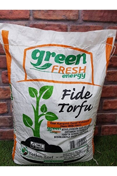 YEŞİLİMARKET Green Fresh Torf Çiçek Toprağı 40 Lt Saksı Toprağı Gübreli Topra...
