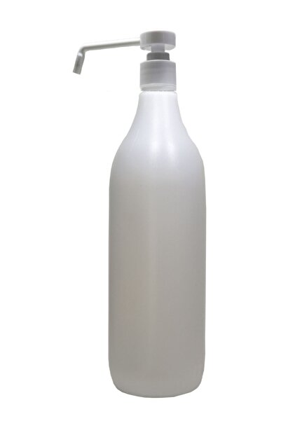 Paradise Boş Şişe Polietilen Plastik 1 Lt 5 Adet + Kolonya Ve Dezenfekten Sprey Pompalı Takım