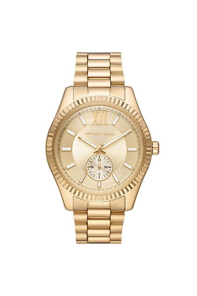 Micheal kors mens gold watch deals