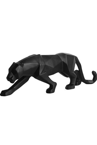 EvimShopping Leopar Heykeli Modern Soyut Geometrik Dekorasyon Aksesuar