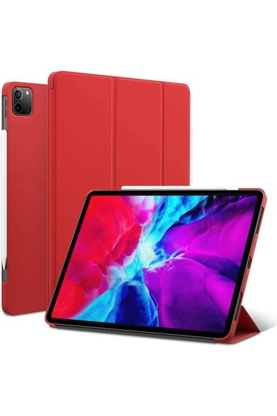 UnDePlus Apple Ipad Pro 11 4. Nesil Kılıf Pu Deri Smart Standlı Case A2435 A2...