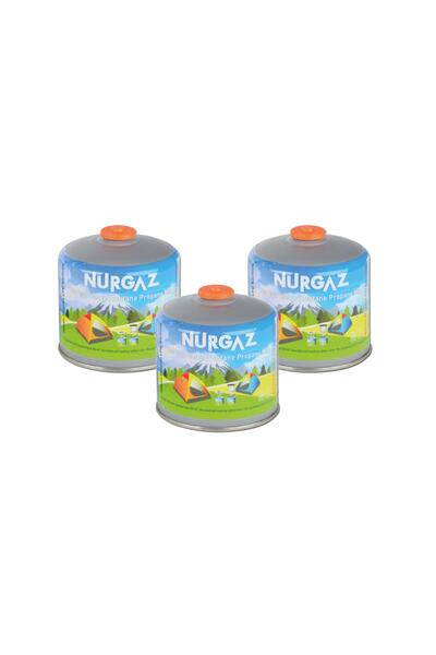 NURGAZ 450 Gr Vidalı Kartuş Multi Renk 3' Lü Set 9528194