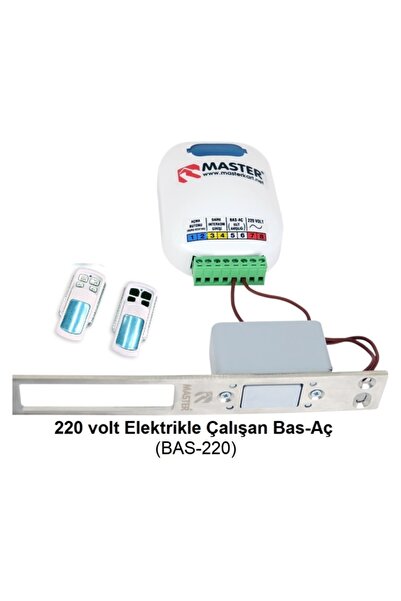Master Kumandalı Elektrikli Bas-aç Smart Lock Elektromanyetik Bas Aç