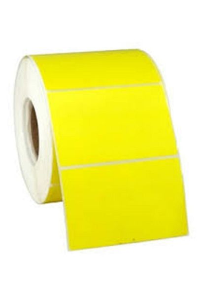 TEKNO 40 Mm X 60 Mm Thermal Pharmacist Label Yellow (1,000 pcs) 3 Rolls