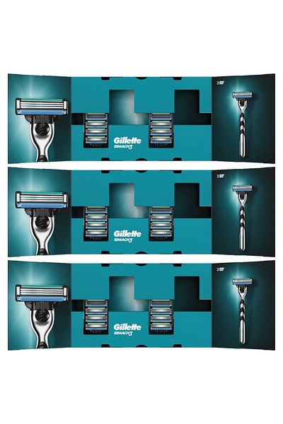 Gillette Mach 3 Spare Razor 8 Pieces (BUY 3 PAY 2)
