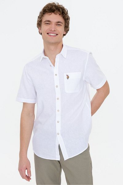 U.S. Polo Assn. Men's White Shirt