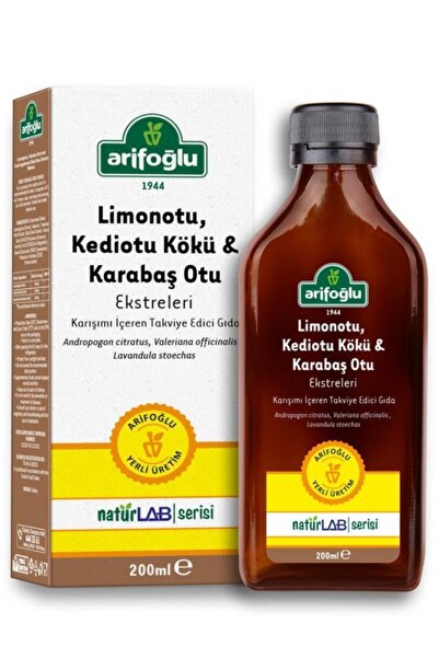 Arifoğlu Limonotu Kediotu Kökü ve Karabaş Otu Ekstresi 200ml