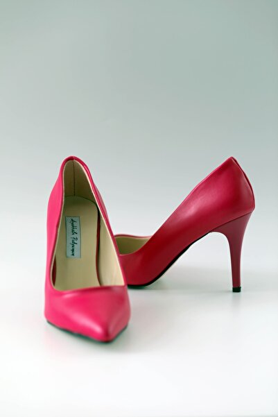 Ayakkabı Podyumum "stiletto" Fuşya - Orta Boy Ince Topuk Kadın Ayakkabısı