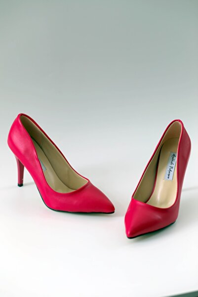 Ayakkabı Podyumum "stiletto" Fuşya - Orta Boy Ince Topuk Kadın Ayakkabısı