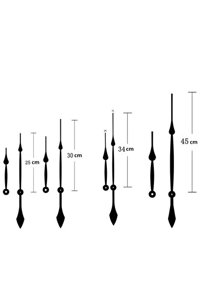 mutluduvarlar Büyük Saat Mekanizması Büyük Akrep Yelkovan Uzun Yelkovan Akrep