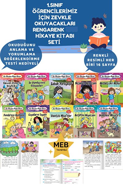 Ata Yayıncılık 1.sınıf Öğrencileri Için Evony Okuma Kitabı Hikaye Zevkle Okuy...