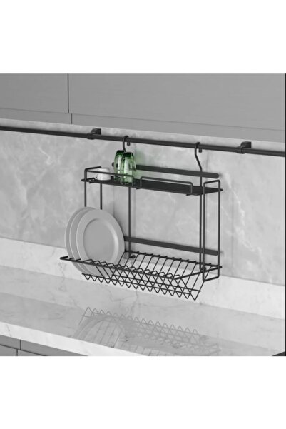 STARAX 4018a Antrasit Setüstü Tabalık Bardaklık