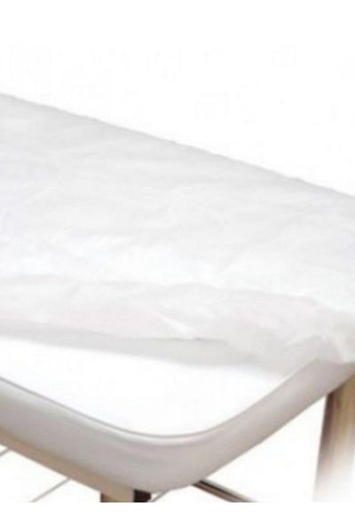YATAK ÖRTÜM White Disposable Interlining Stretcher Cover 1o Luxury 80x220 Cm