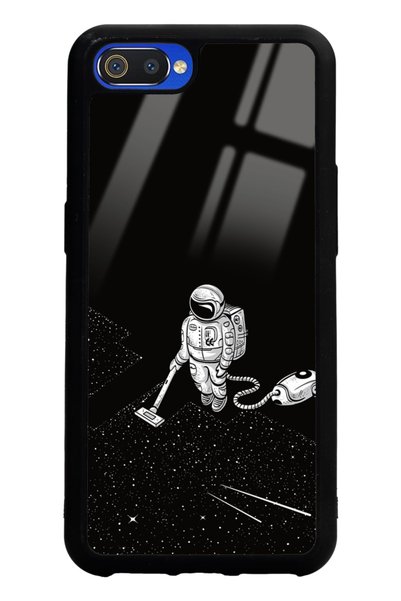 Spoyi Oppo Realme C2 Astronaut Tatiana Design Glossy Phone Case