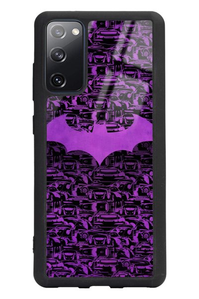 Spoyi Samsung S20 Fe Lilac Batman Design Glossy Phone Case