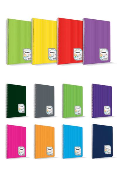 Çınar 72 Yaprak Spiralli Telli Çizgili Defter