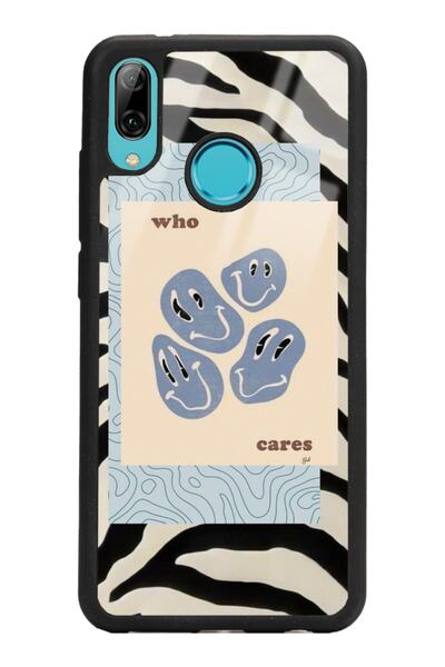 Spoyi غطاء هاتف Huawei Mate 20 Lite اللامع بتصميم الرموز التعبيرية Zebra