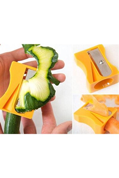 YFHOME 2 Adet Kalemtraş Havuç Şekilli Meyve Sebze Soyma Aleti