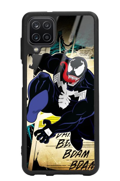 Spoyi Glossy Phone Case for Samsung A12 Venom Design