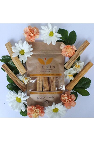 tikala Palo Santo Ağaç Tütsü - 3 Adet (28 - 30 GR) Sertifikalı (PERU)