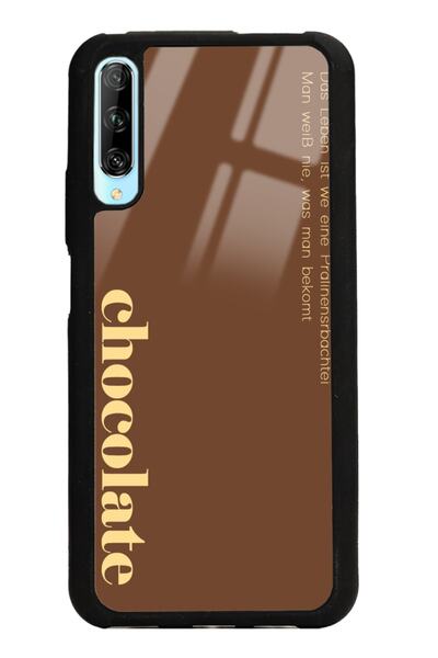 Spoyi Huawei P Smart Pro Choclate Tasarımlı Glossy Telefon Kılıfı