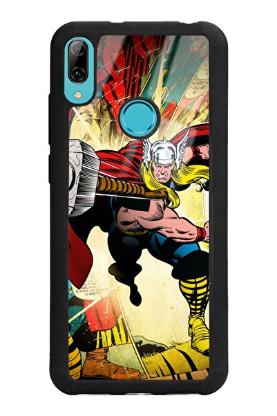 Spoyi حافظة هاتف هواوي Y6 (2019) بتصميم ثور لامع