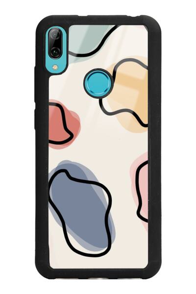 Spoyi Huawei Y6 (2019) Glossy Phone Case with Nude Milky Design