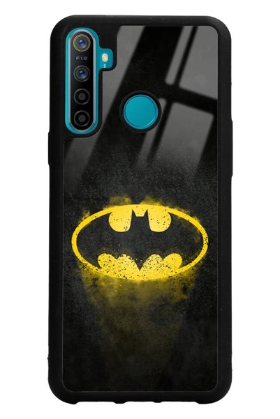 Spoyi Oppo Realme 5I Yellow Batman Design Glossy Phone Case