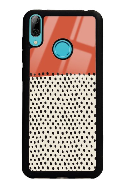 Spoyi Huawei Y7 (2019) Glossy Phone Case with Vintage Art Design