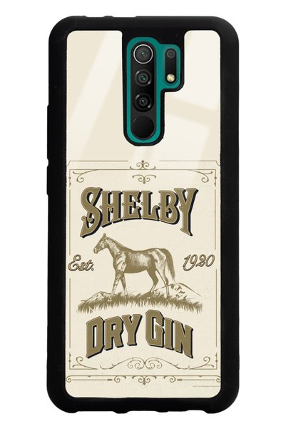 Spoyi حافظة هاتف لامعة بتصميم Xiaomi Redmi 9 Peaky Blinders Shelby Dry Gin