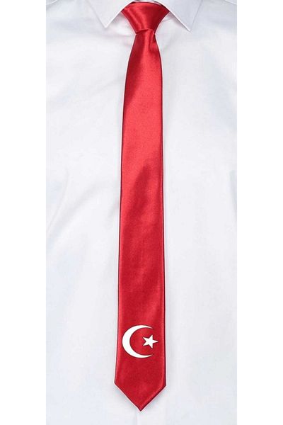 Çello mello Boy's Crescent and Star Printed Tie