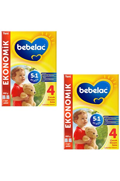 Bebelac 4 Çocuk Devam Sütü 800 Gr 2 Adet