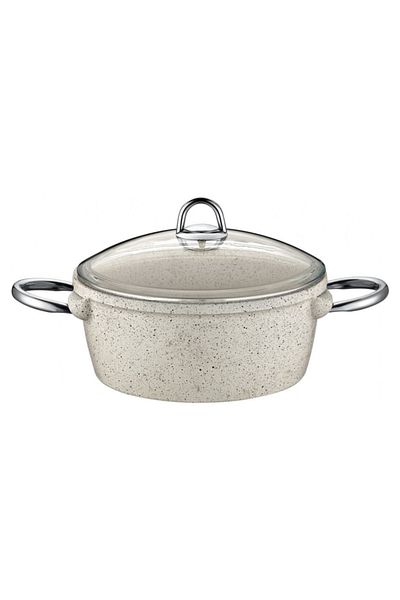 Taç Vision Cast Deep Pot 24 cm Λευκό
