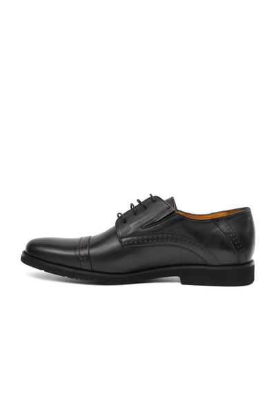 Dr.Flexer Dr. Flexer Black Genuine Leather Men's Casual Shoes