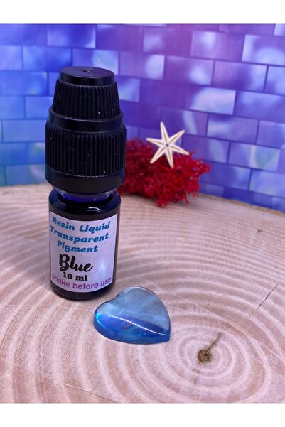 Sirius Hobi Epoksi Reçine Şeffaf Transparan Pigment Boya Mavi 10 ml