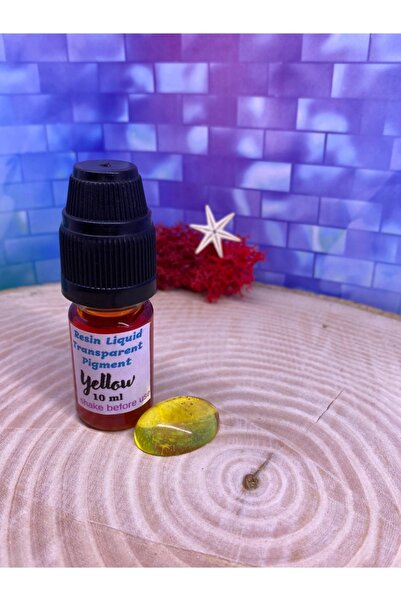 Sirius Hobi Epoksi Şeffaf Transparan Pigment Boya Sarı 10 ml