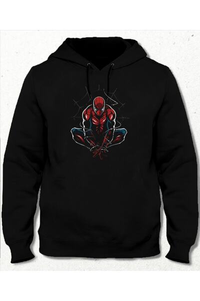 Basmatik Hanorac cu glugă fără buzunar Spiderman