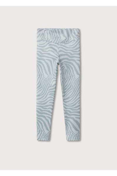 MANGO Kids Gemusterte Sportstrumpfhose