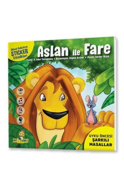 yükselen zeka 2+ Age Bedtime Songs and Stories Series (Attention Developing Activities-Sticker Puzzles)