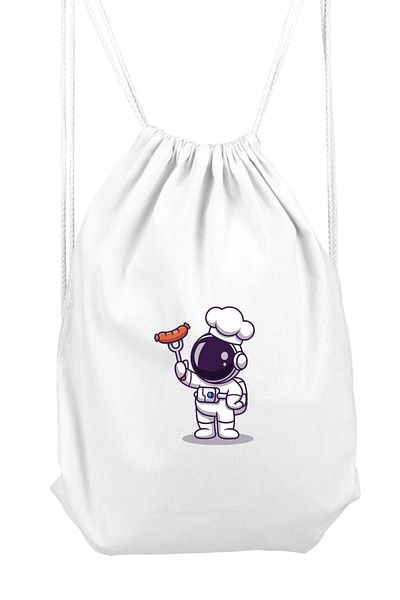 herotasarım Αθλητικό σακίδιο πλάτης Astronaut Cook - 36x50 cm Bll1852