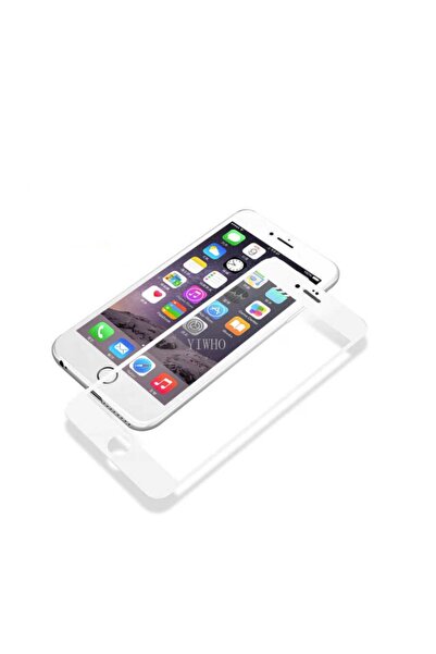 UnDePlus Iphone 7 Plus 3d Muzy Temperli Cam Full Ekran Koruyucu Uyumlu Beyaz