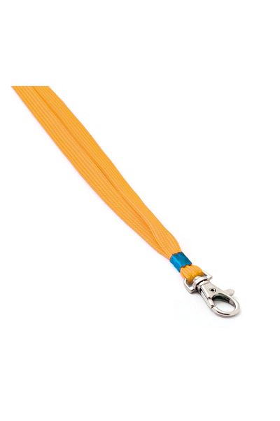 Mas Orange Card Strap Cord - Tube Woven and Hooked