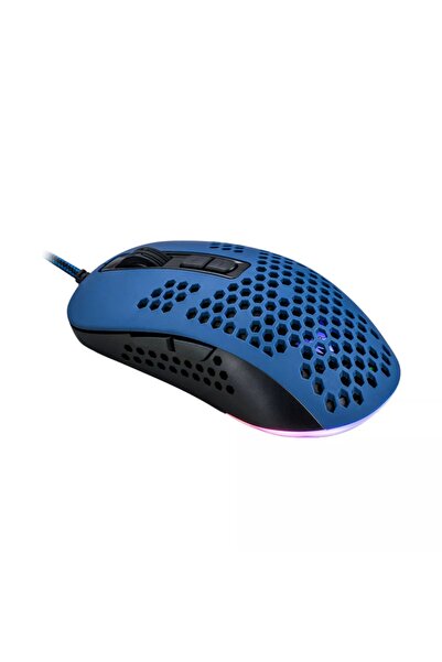 Crown Micro Cmgm-11 Hıve Mavi-rgb Aydınlatmalı, Hafif, Makrolu 6400 Dpı Oyuncu Mouse