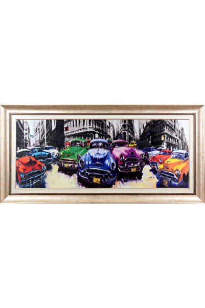 Çerçeveli Kabartmalı Tablo 56x116 Cm.
