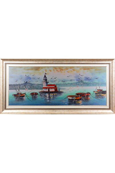Çerçeveli Kabartmalı Tablo 56x116 Cm.